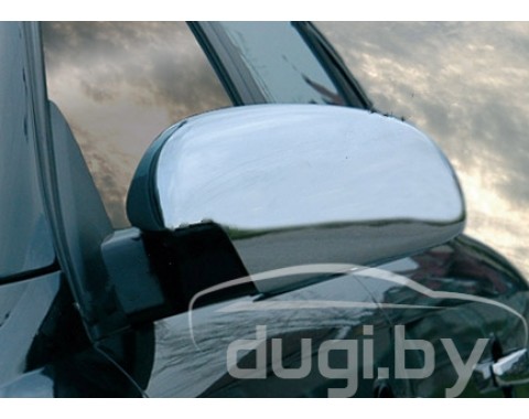 Хром накладки на зеркала (нерж.) для Vectra C (2002-2008)